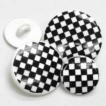 NV-1326 - Checkerboard Button - 3 sizes